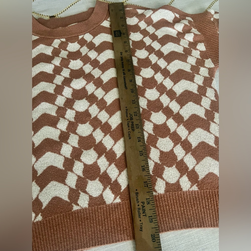 Spiritual Gangster Crimp Yarn Gemma Sweater in Canyon Geo, Size S. EUC. - Picture 9 of 13
